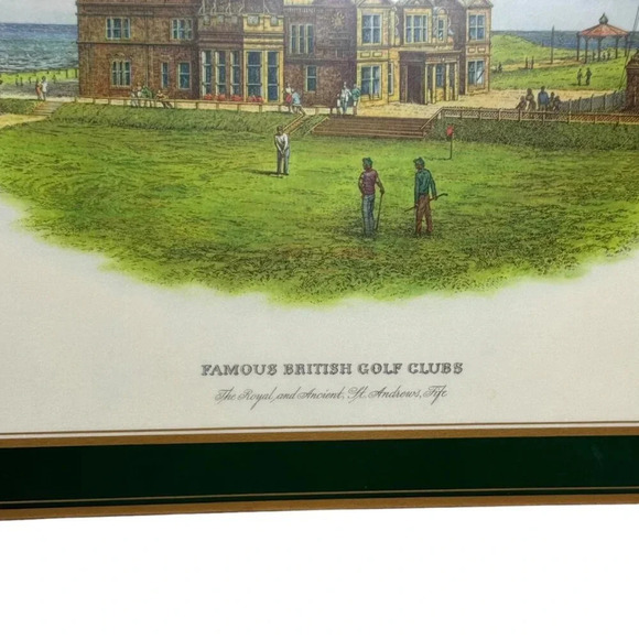 Pimpernel Famous British Golf Courses Set Of 4 Traditional Place Mats - Picture 10 of 11